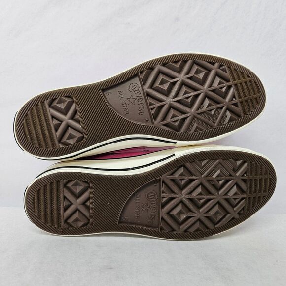 Converse Chuck 70 Oxford Shoes A08138F Pink Egret Black Women's Size 6.5 - Picture 5 of 6